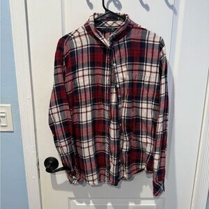 Classic Plaid Button-Up Shirt